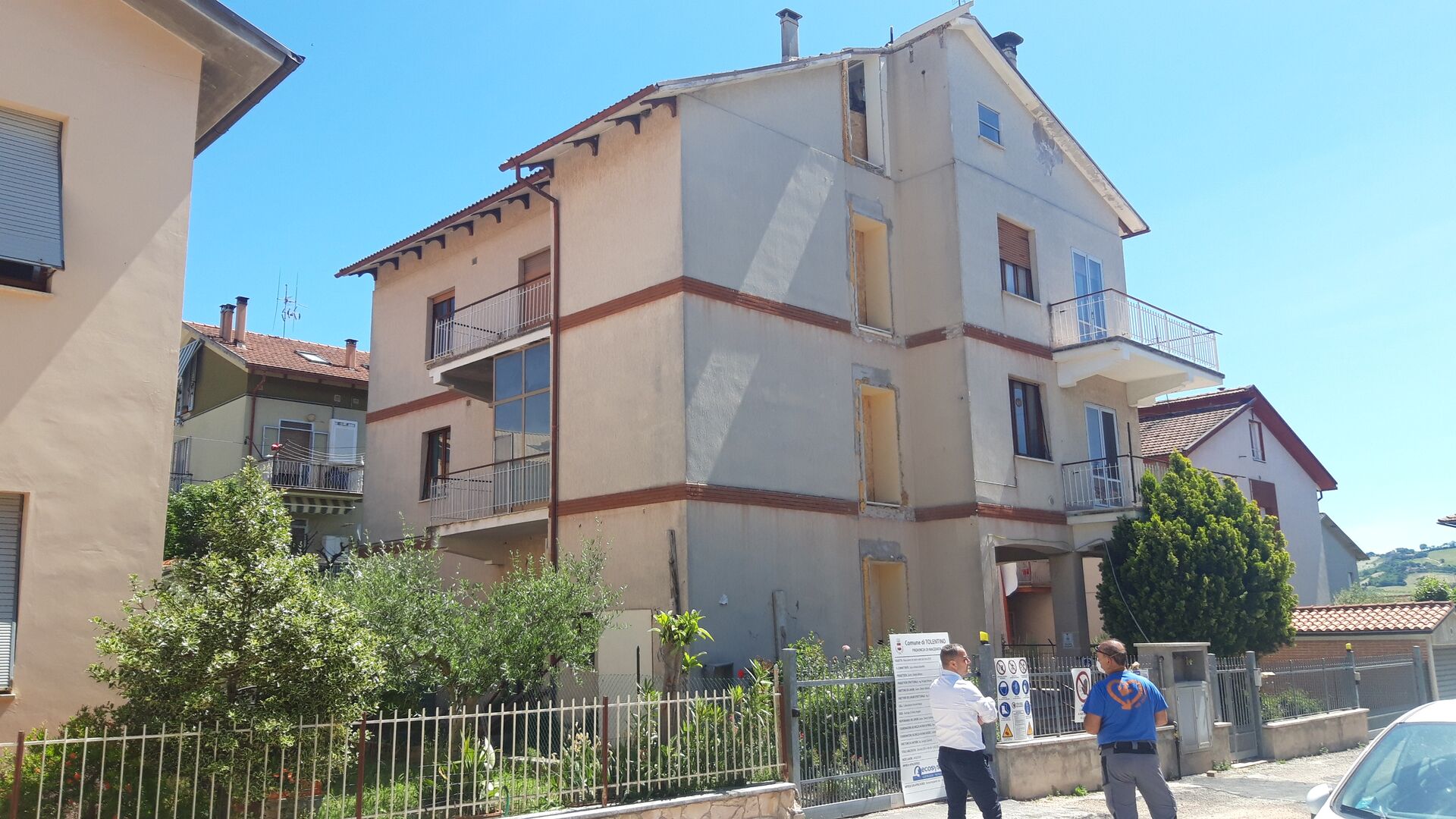 Sopralluogo iniziale — stato di fatto