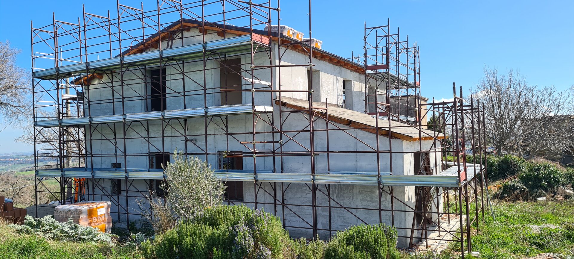 Cantiere — struttura in elevazione
