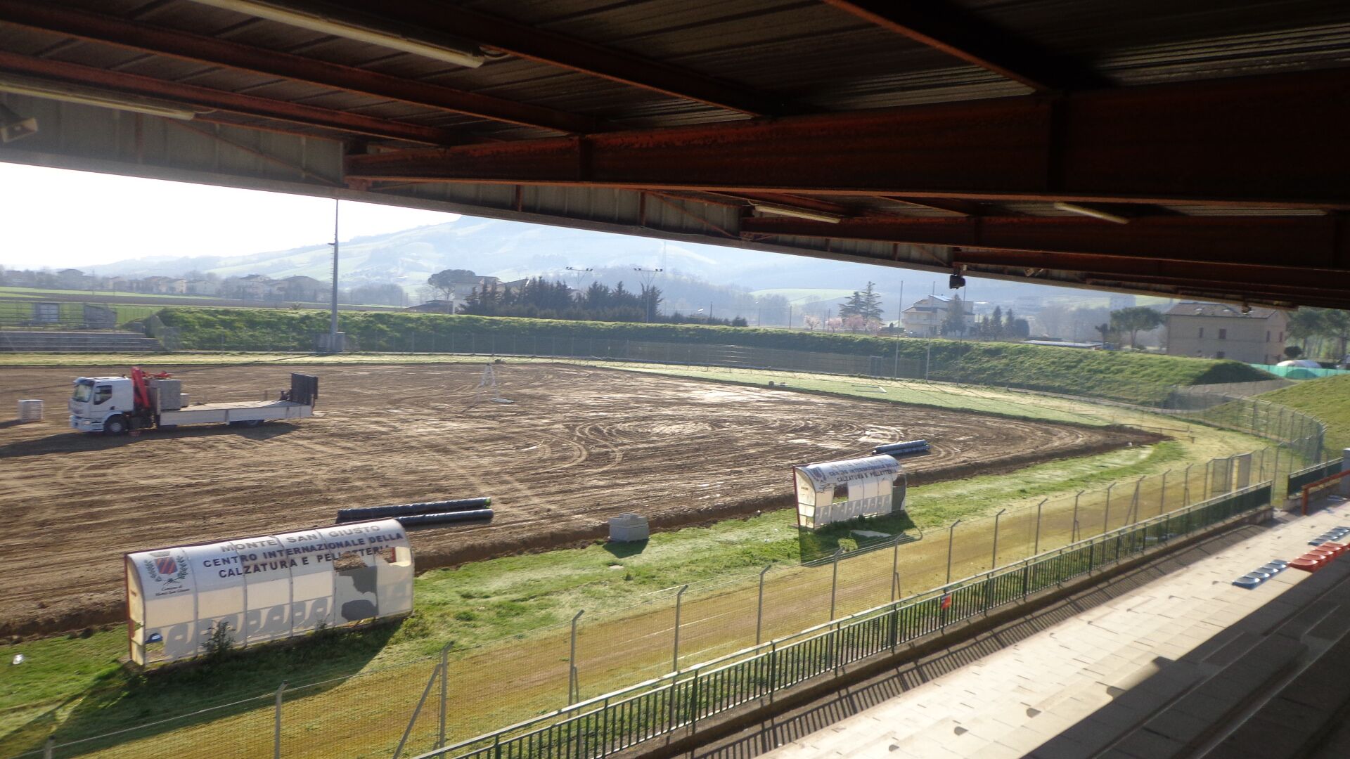 Cantiere — vista dalla tribuna