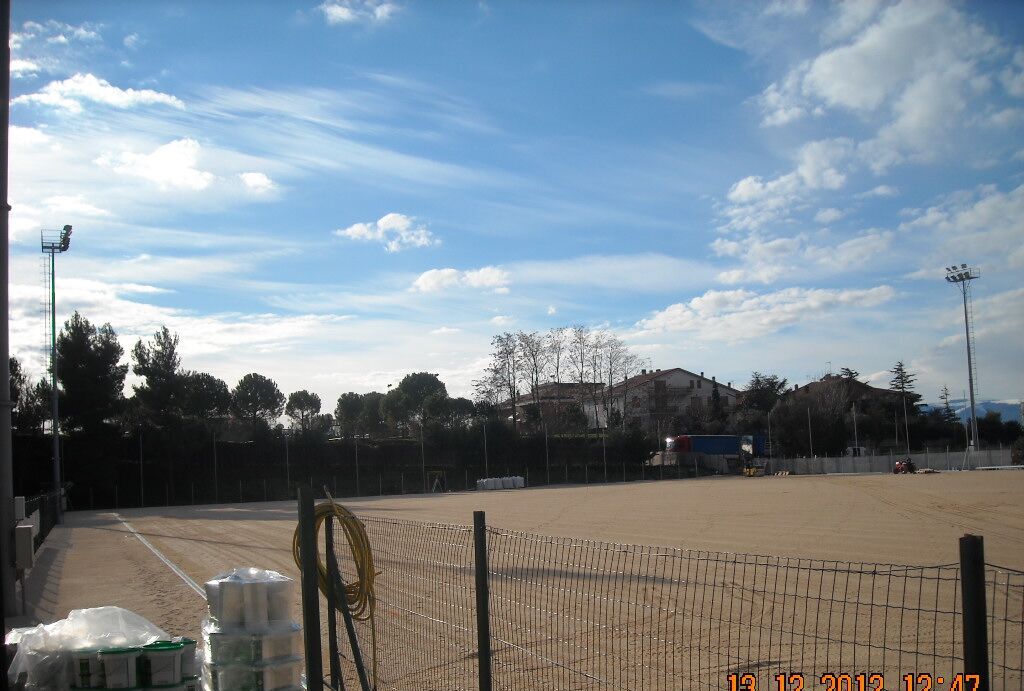 Cantiere — preparazione del fondo