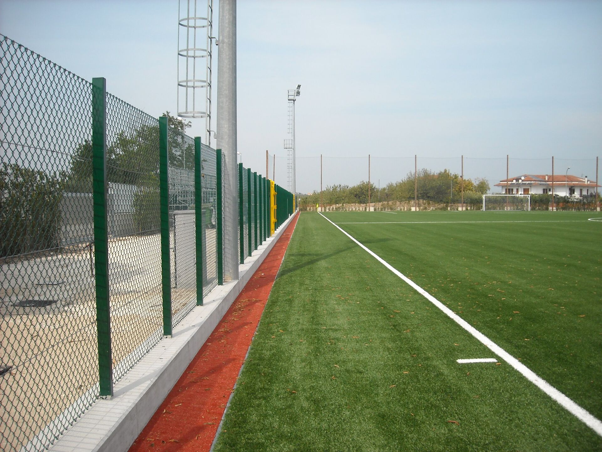 Recinzione e linee di gioco